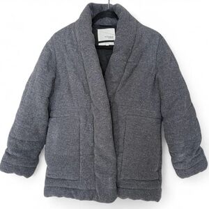 Aritzia Wilfred Free 100% Cotton Waleska Puffy Quilted Duvet Coat Jacket - XXS